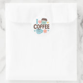 Ich liebe Kaffee Cute Kawaii Aufkleber – Süßer Kaf (Tasche)