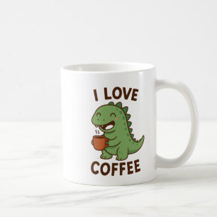 Ich liebe Kaffee Design – Süßer Kaffeeliebhaber Kaffeetasse
