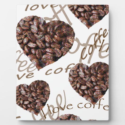 "Ich Liebe Kaffee!" Fotoplatte (Vorderseite)