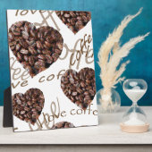 "Ich Liebe Kaffee!" Fotoplatte (Seite)