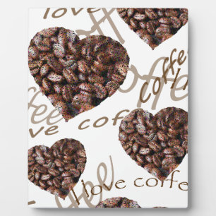 Ich Liebe Kaffee! Fotoplatte