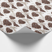 Ich Liebe Kaffee! Geschenkpapier (Ecke)