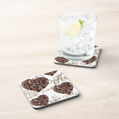 Ich Liebe Kaffee! Getränkeuntersetzer (Rechte Seite)