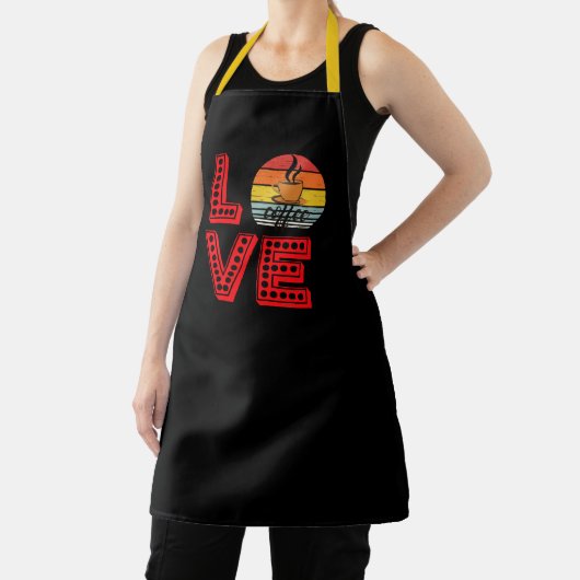 Ich Liebe Kaffee, Kaffeeliebhaber Schürze (InSitu)