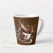 ich liebe kaffee milchtasse (Rechte Ecke)