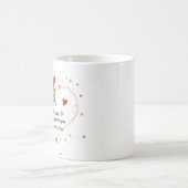Ich liebe Kaffee mit dir Kaffeetasse (Mittel)