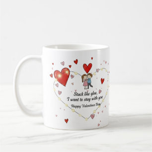 Ich liebe Kaffee mit dir Kaffeetasse