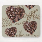 Ich Liebe Kaffee! Mousepad (Vorne)