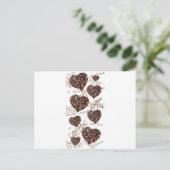 "Ich Liebe Kaffee!" Postkarte (Stehend Vorderseite)