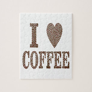 Ich liebe Kaffee Puzzle