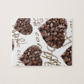 "Ich Liebe-Kaffee! " Puzzle (Horizontal)
