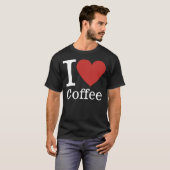 Ich ❤️ Liebe Kaffee T - Shirt (Vorne ganz)