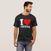 Ich liebe Kaffee T-Shirt (Vorne ganz)