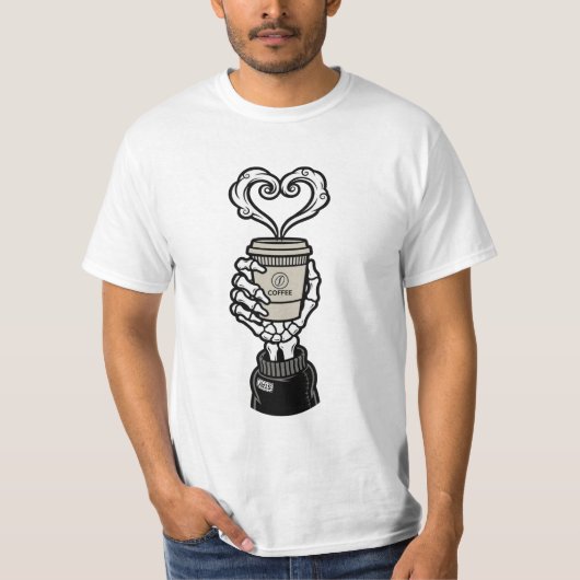 Ich liebe Kaffee T-Shirt (Vorderseite)