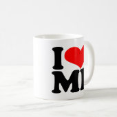 Ich Liebe Kaffee/Teetasse Kaffeetasse (VorderseiteRechts)
