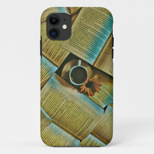 Ich Liebe Kaffee und Bücher Case-Mate iPhone Hülle