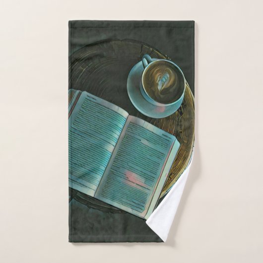 Ich Liebe Kaffee und Bücher Handtuch (Handtuch)