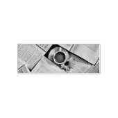 Ich Liebe Kaffee und Bücher Permastempel (Design)