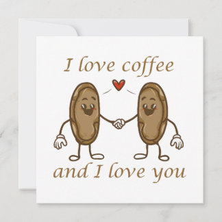 Ich Liebe Kaffee und ich Liebe Sie
