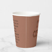 Ich liebe Kaffee Zitat Pappbecher (Rechts)