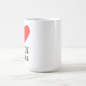Ich liebe kaffeetasse (Mittel)