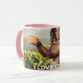 ICH LIEBE KAKAO TASSE (Vorderseite Links)