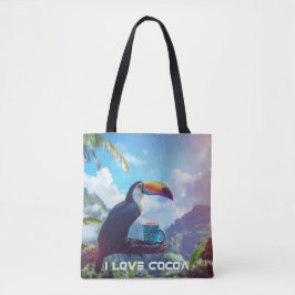 ICH LIEBE KAKAO - TOUCAN TASCHE