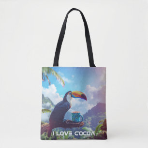 ICH LIEBE KAKAO - TOUCAN TASCHE