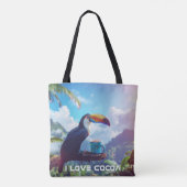 ICH LIEBE KAKAO - TOUCAN TASCHE (Rückseite)