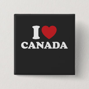 Ich liebe Kanada Button