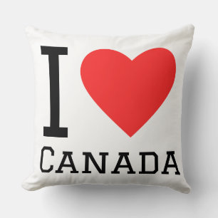 Ich liebe Kanada Kissen