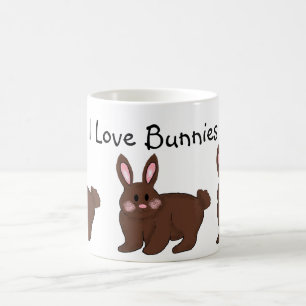Ich liebe Kaninchen Kaffeetasse