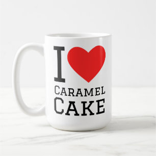 Ich liebe Karamellkuchen Kaffeetasse