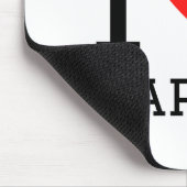 Ich liebe Karate T-Shirt  Mousepad (Ecke)