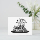 Ich liebe Karneval! Postkarte (Stehend Vorderseite)