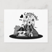 Ich liebe Karneval! Postkarte (Vorderseite)