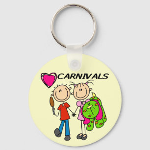 Ich liebe Karneval T-Shirts und Geschenke Schlüsselanhänger