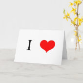 Ich Liebe... KARTE (Gelbe Blume)