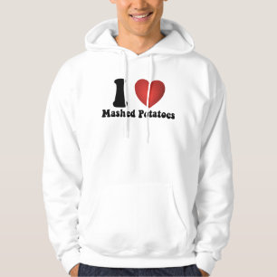 Ich liebe Kartoffelbrei Thanksgiving-Abendessen-Ge Hoodie