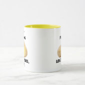 Ich liebe Kartoffeln einfach Funny Spud  Tasse (Zentrum)