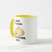Ich liebe Kartoffeln einfach Funny Spud  Tasse (Vorderseite Links)