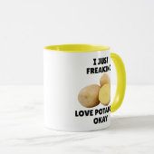 Ich liebe Kartoffeln einfach Funny Spud  Tasse (VorderseiteRechts)