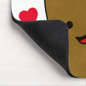 Ich liebe Kartoffeln Mousepad (Ecke)