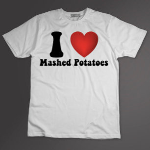 Ich liebe Kartoffelpüree Thanksgiving-Abendessen-G T-Shirt