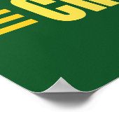 Ich Liebe Käse! Funny Cheeseologist Poster (Ecke)