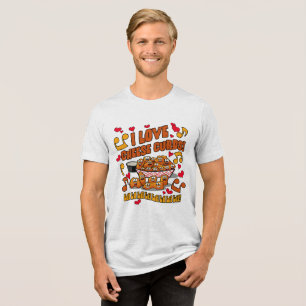Ich Liebe Käsekorden! Tri-Blend Shirt