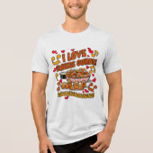 Ich Liebe Käsekorden! Tri-Blend Shirt (Vorderseite)
