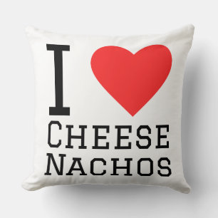 Ich liebe Käsenachos Kissen
