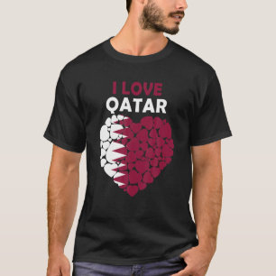 Ich Liebe Katar stolz, Katar-Flag Katar zu sein T-Shirt