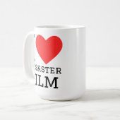 Ich liebe Katastrophenfilme Kaffeetasse (Vorderseite Links)